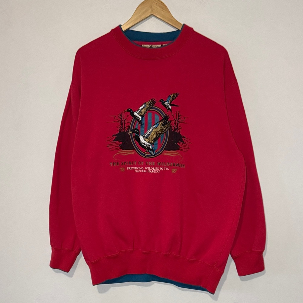 Vintage Northwest Territory Ducks Crewneck / Large / 90s